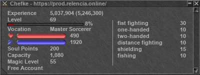 Signature for player Chefke