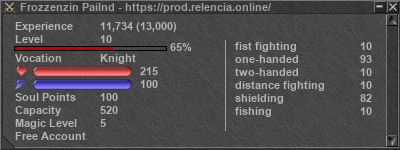 Signature for player Frozzenzin Pailnd