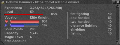 Signature for player Hebrew Hammer