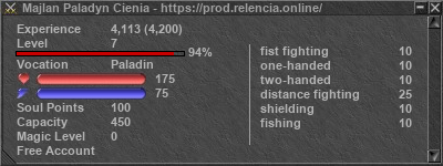 Signature for player Majlan Paladyn Cienia