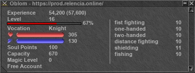 Signature for player Oblom
