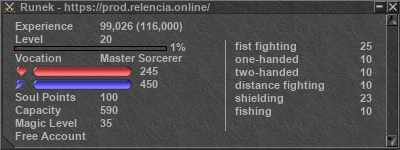 Signature for player Runek