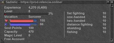 Signature for player Sadistic