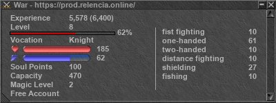 Signature for player War